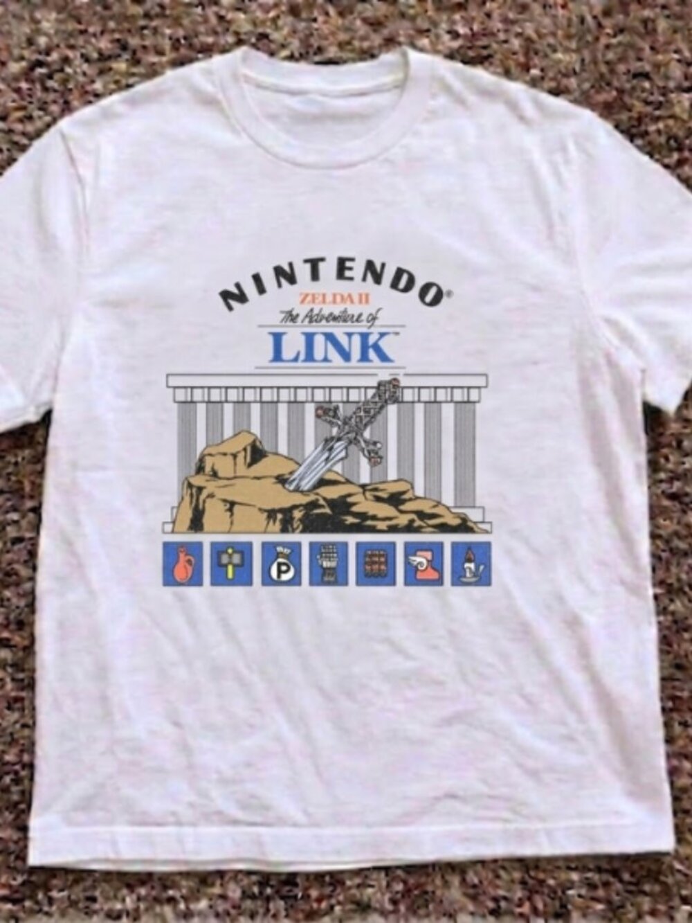 Zelda II: The Adventure of Link 80s Style Print Shirt